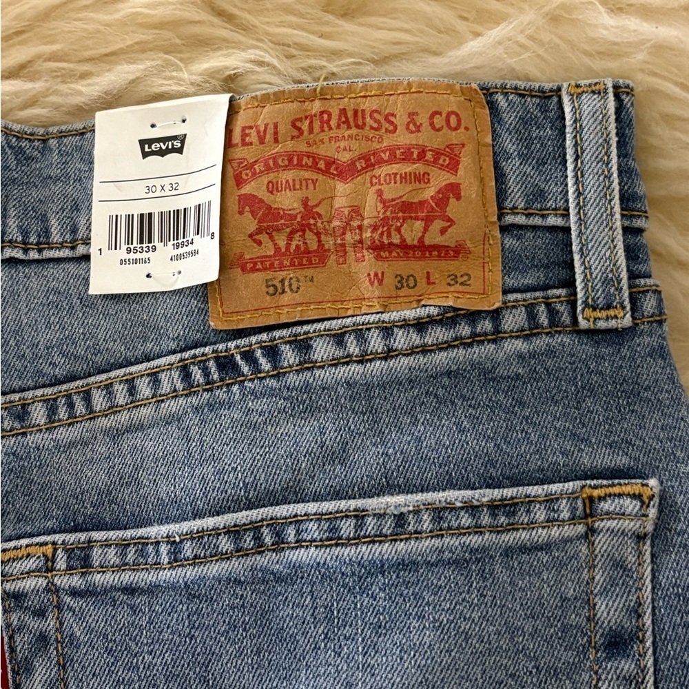 NWT Levi's Men's 510 Light Blue Skinny Jeans - Picture 3 of 5